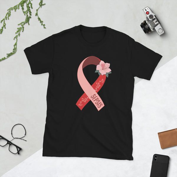 Sepsis Warrior T-Shirt | Sepsis Awareness Ribbon