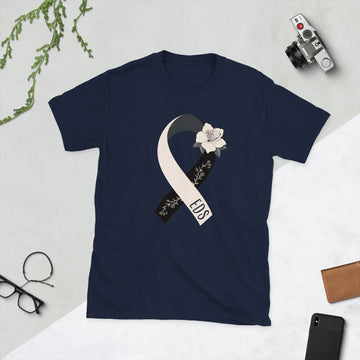 Ehlers Danlos Syndrome Warrior T-Shirt | Raise Awareness and Embrace Strength with the EDS Ribbon