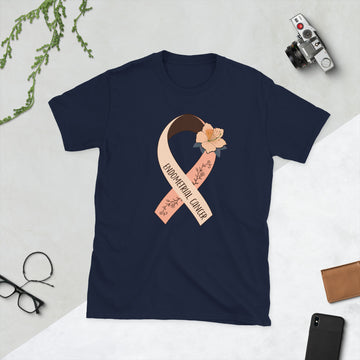 Endometrial Cancer Warrior T-Shirt | Standing Strong, Conquering with Hope