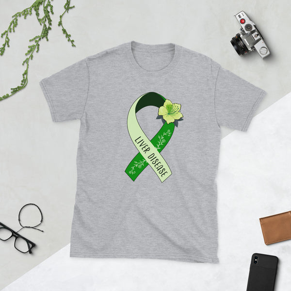 Liver Disease Warrior T-Shirt | Courageous Hearts, Fighting for Health