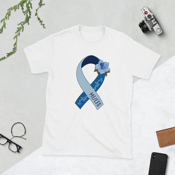 ME/CFS Warrior T-Shirt | Raise Awareness and Embrace Strength with the Myalgic Encephalomyelitis Ribbon