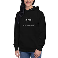 Unisex premium hoodie black front 671b7531288ab